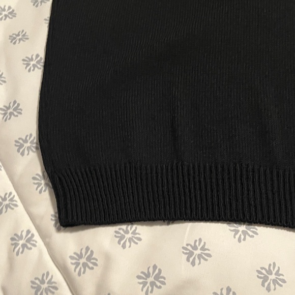 St. John Basics Black Knit Top - Picture 3 of 4